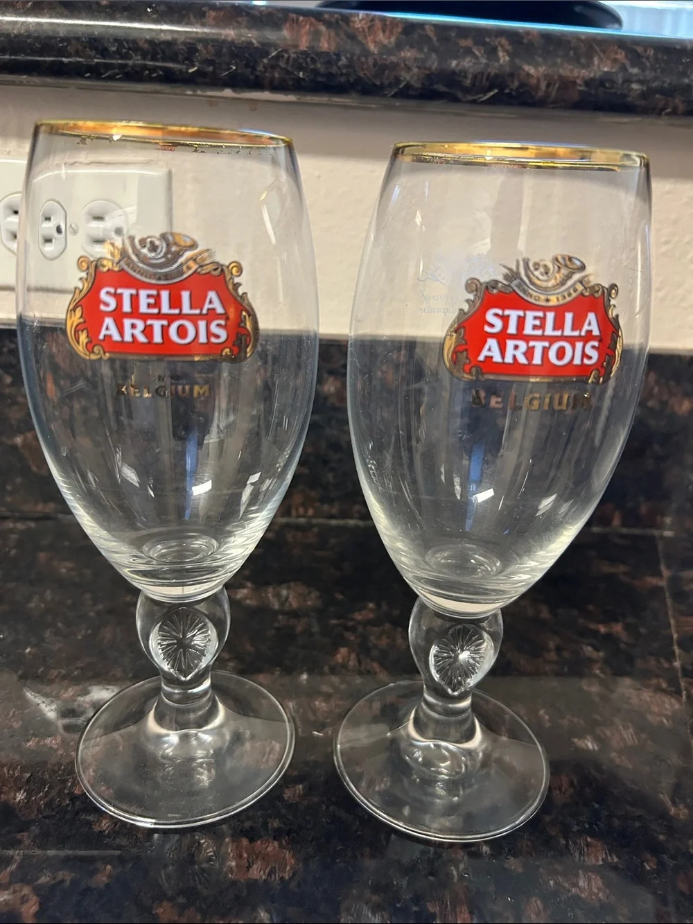 Stella Artois Beer Glasses - Set of 2